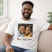 Bester Vater je Familie Foto T-Shirt