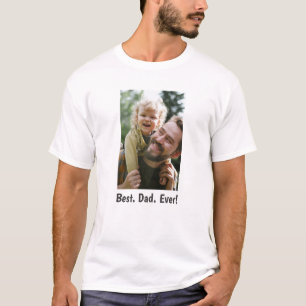 Bester Vater je Familie Foto T - Shirt