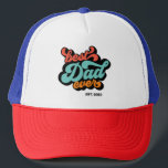 Bester Vater je farbenfroh Retro Vatertag Geschenk Truckerkappe<br><div class="desc">Bester Vater je farbenfroh Retro Vatertag Geschenk Trucker Hat</div>