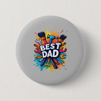 Bester Vater je - Farbenfrohe Tools - Design für V Button