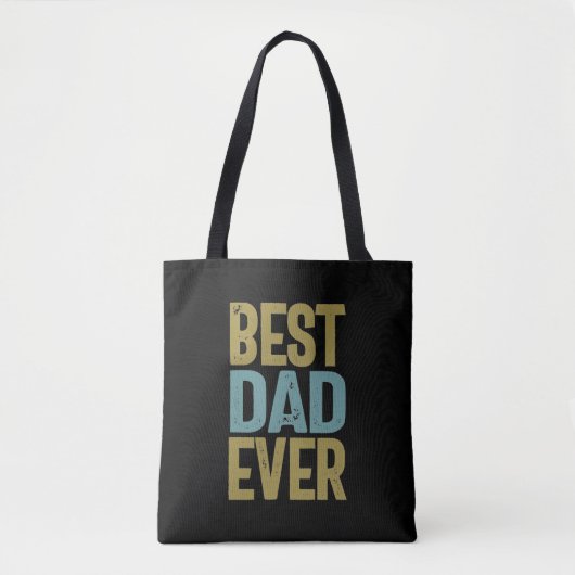 Bester Vater je | Father Gift Tasche (Vorderseite)