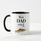 Bester Vater je Father's Day Foreut Fishing Tasse (Links)