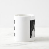 Bester Vater je | Fett Moderner Text und Foto Kaffeetasse (Mittel)