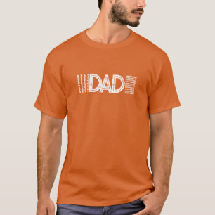 Bester Vater je Fett Typografie-Geschenk T-Shirt