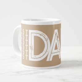 Bester Vater je Fett Typografie Jumbo-Tasse