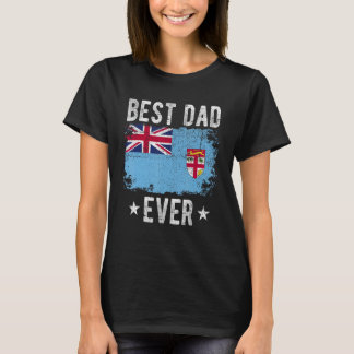 Bester Vater je Fidschi-Flagge Bester Fidschi-Vate T-Shirt