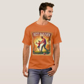 Bester Vater je Fischen Adventure Tshirt (Vorne ganz)