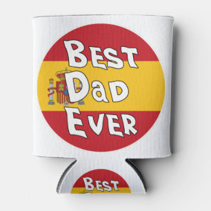 Bester Vater je Flagge Spaniens Dosenkühler