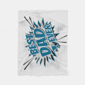 Bester Vater je Fleecedecke (Vorderseite)