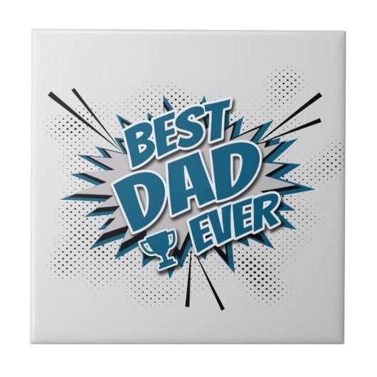 Bester Vater je Fliese (Vorderseite)