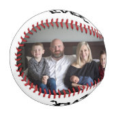 Bester Vater je Foto Baseball (Vorderseite Links)