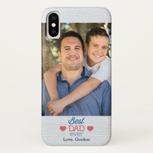 Bester Vater je Foto Case-Mate iPhone Hülle (Rückseite)