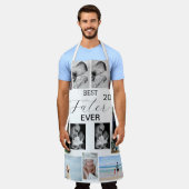 Bester Vater je Foto Collage Schürze (Getragen)