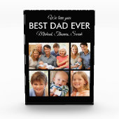 Bester Vater je Foto Collage Vatertag (Vorderseite)