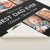 Bester Vater je Foto Collage Vatertag Sherpadecke (3/4)