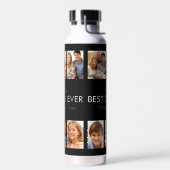 Bester Vater je Foto Collage Vatertag Trinkflasche (Links)