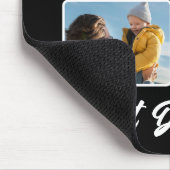 Bester Vater je Foto Collage Vathers Day Mouse Pad Mousepad (Ecke)