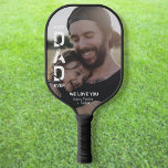 Bester Vater je Foto Cool Moderner Vatertag Pickleball Schläger<br><div class="desc">Ideal für den coolsten Papa, den Sie Liebe: Ein moderner BEST VATER je personalisierte Pickleball-Paddel mit Ihrem Lieblings-Foto und eine süße, persönliche Nachricht von Ihnen. Ein Geschenk des Großen Vaters in einem trendig bedrückten Design, oder eine phantastische Überraschung für seinen Geburtstag, sicherlich ein Sake, den er für die nächsten Jahre...</div>