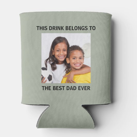 Bester Vater je Foto Dosenkühler (Rückseite)