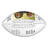 Bester Vater je Foto Football (Vorderseite)