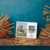 Bester Vater je Foto Fotoplatte (Seite)