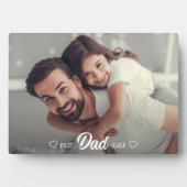 Bester Vater je Foto Fotoplatte (Vorderseite)