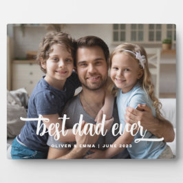 Bester Vater je Foto Fotoplatte