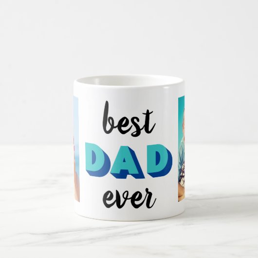 Bester Vater je Foto Kaffeetasse (Mittel)