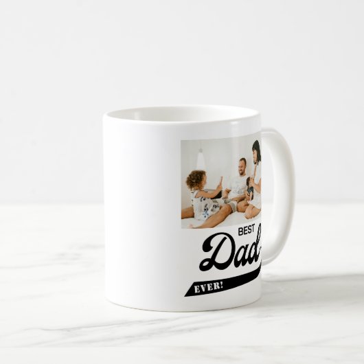 Bester Vater je Foto Kaffeetasse (VorderseiteRechts)