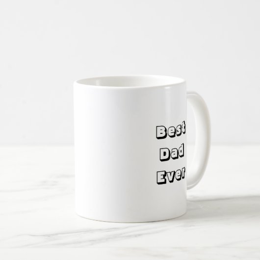 Bester Vater je | FOTO Kaffeetasse (VorderseiteRechts)