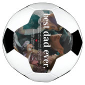 Bester Vater je Foto Keepake Fußball (Gedreht)