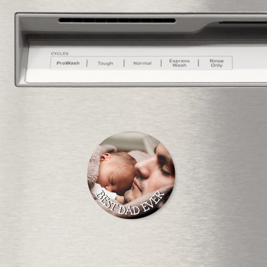 Bester Vater je Foto Magnet (In Situ (Geschirrspüler))