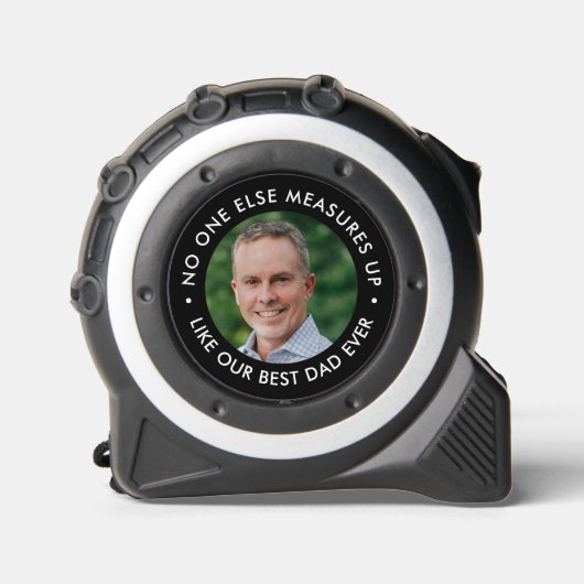 Bester Vater je Foto Maßband (Vorderseite)