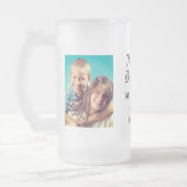 Bester Vater je Foto Mattglas Bierglas (Links)