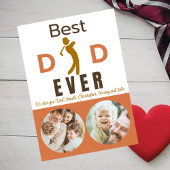 Bester Vater je Foto Niedlicher einzigartiger Tren Karte