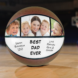 Bester Vater je Foto Personalisiert Basketball