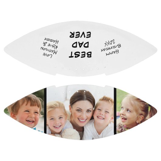 Bester Vater je Foto Personalisiert Football (Paneele)