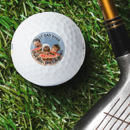 Bester Vater je Foto Personalisiert Golfball