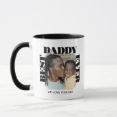 Bester Vater je Foto Personalisierter Kaffee Tasse (Links)
