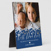 Bester Vater je Foto Plaque Fotoplatte (Seite)