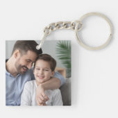 Bester Vater je | FOTO Schlüsselanhänger (Rückseite)