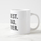 Bester Vater je Foto Scribble Frame Personalisiert Jumbo-Tasse (Rechts)