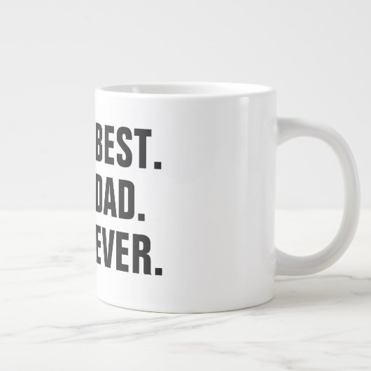Bester Vater je Foto Scribble Frame Personalisiert Jumbo-Tasse (Rechts)