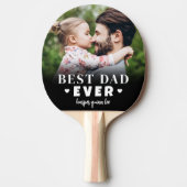 Bester Vater je Foto Tischtennis Schläger (Vorderseite)