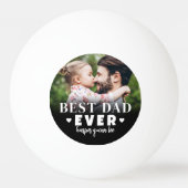 Bester Vater je Foto Tischtennisball (Rückseite)