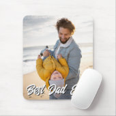 Bester Vater je Foto Vatertag Geschenk Mousepad (Mit Mouse)