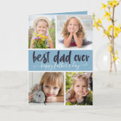 Bester Vater je Foto Vatertag Karte (Gelbe Blume)