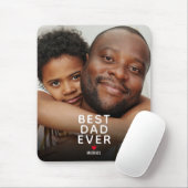 Bester Vater je Foto Vatertag Mousepad (Mit Mouse)