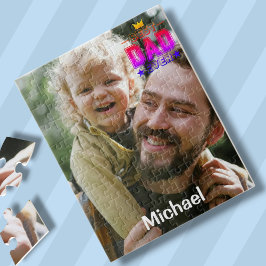 Bester Vater je Foto Vatertag Puzzle