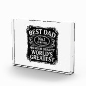 Bester Vater je Fotoblock (Rechts)